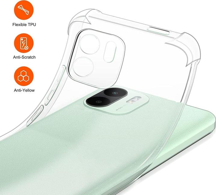 Productafbeelding Screenguard Xiaomi Redmi A2 Case Kristalzachte Airbag Bumper (Xiaomi Redmi A2)