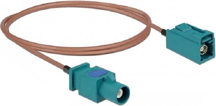 Produktbild Delock Antennenkabel FAKRA Z Stecker > FAKRA Z Buchse RG-316 1 m (2 dB, Antennenkabel)