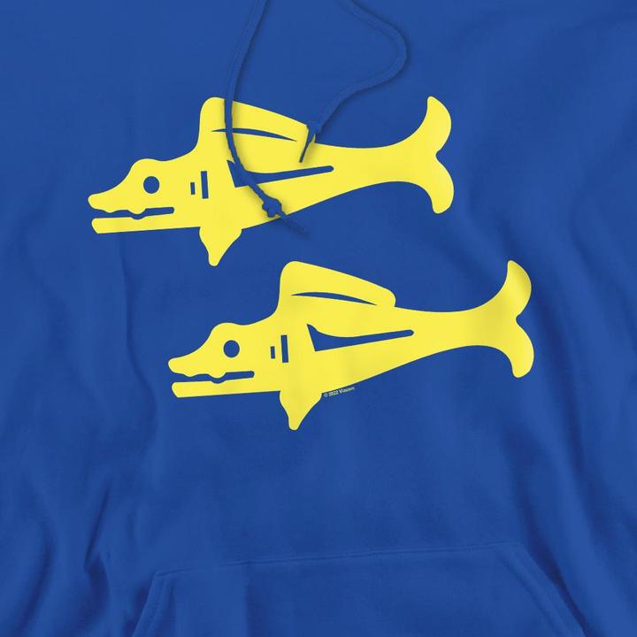Immagine prodotto Legends of the Hidden Temple Blue Barracudas Felpa con Cappuccio Uomo (L)