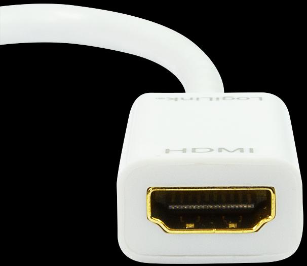 Actual product image LogiLink Mini DP zu (HDMI, 10 cm)
