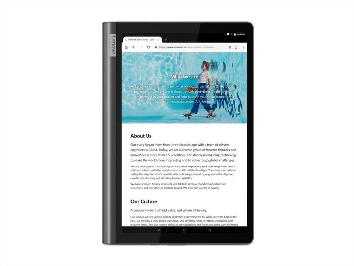 Produktbild Lenovo Yoga Smart Tab (4G, 10.10", 64 GB, Grey)