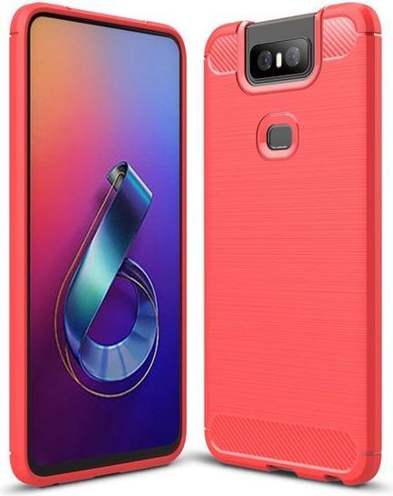 Image du produit MU Style Série de boîtiers souples en fibre de carbone TPU (Asus Zenfone 6)