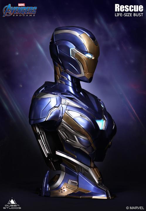 Image du produit Queen Studios Marvel's Avengers "Iron Man MK49 - Rescue Suit" 1/1 Buste Lifesize