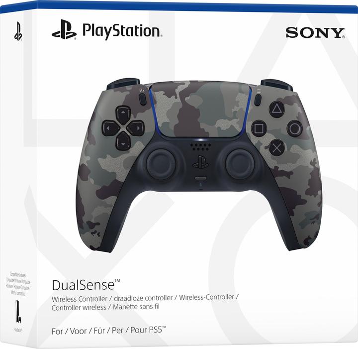 Produktbild Sony DualSense Wireless-Controller - Camouflage Grey (PS5)