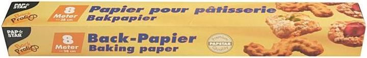 Produktbild Papstar Backpapier, Breite: 380 mm, L„nge: 8 m, braun