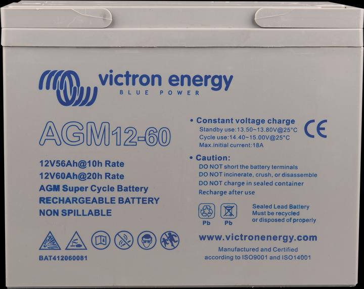 Image du produit Victron Energy Batterie AGM Super Cycle (12 V, 60 Ah)