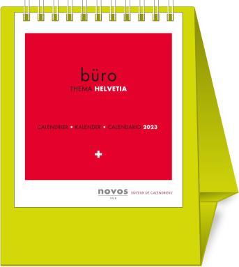 Produktbild Novos Tischkalender - Helvetia (A5, Englisch, Italienisch, Französisch, Deutsch)