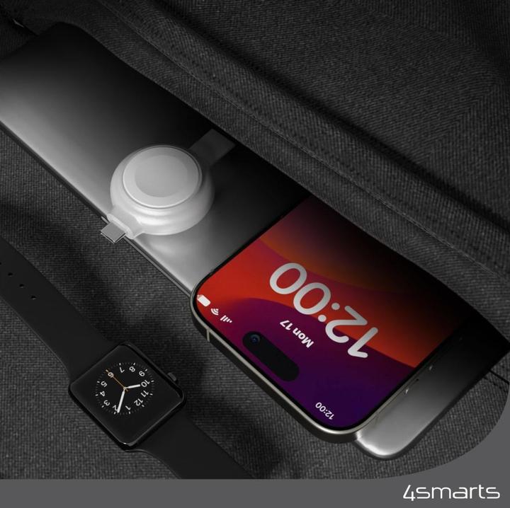 Image du produit 4smarts Chargeur rapide MFi pour Apple Watch argenté