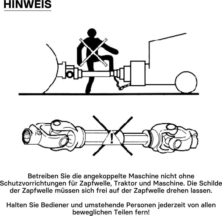 Produktbild Wiltec Zapfwelle T4 Gelenkwelle 1100-1430mm 460Nm 540U/min PTO-Shaft 40kW 1 3/8" 35mm