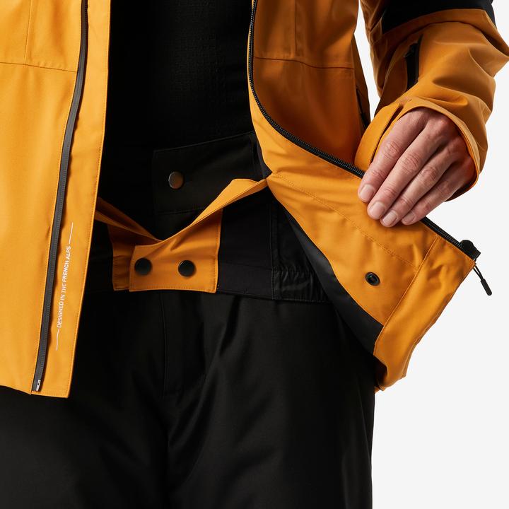 Produktbild Wedze Skijacke Herren wasserdicht und strapazierfähig - 500 camel/schwarz (M)