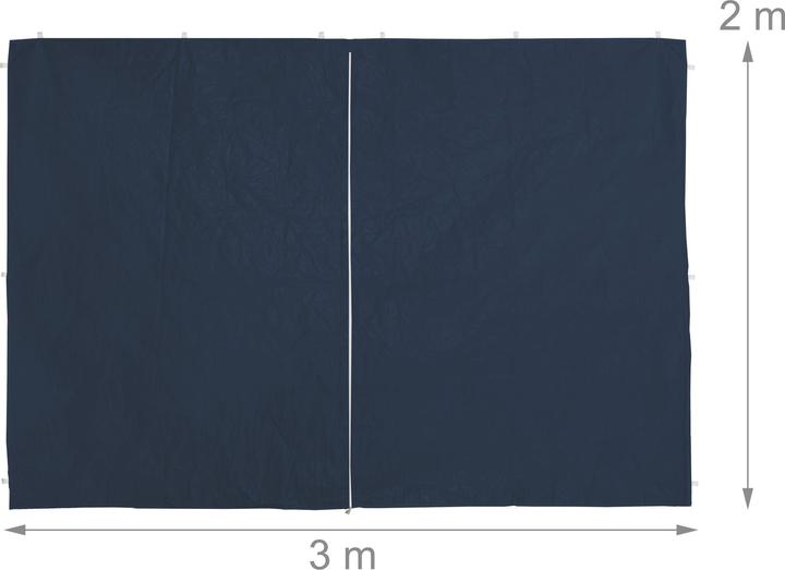 Produktbild Relaxdays 6x Pavillon-Seitenwand (10 cm, 300 cm)