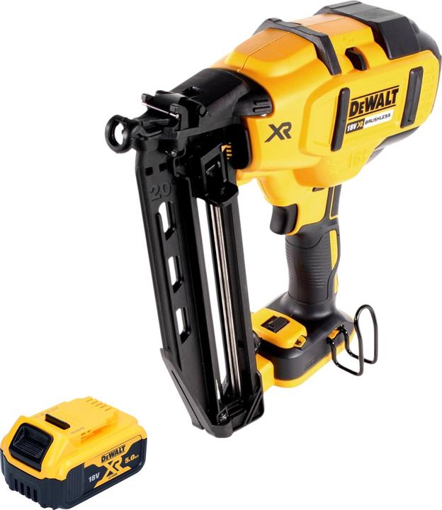 DeWalt DCN 660 N Cloueuse sans fil 18V 32 - 63 mm Brushless + 1x batterie 5,0 Ah - sans chargeur