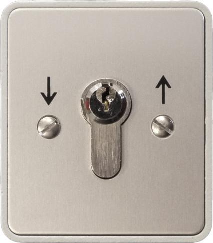 Actual product image Kaiser Nienhaus Gate operator key switch Open
