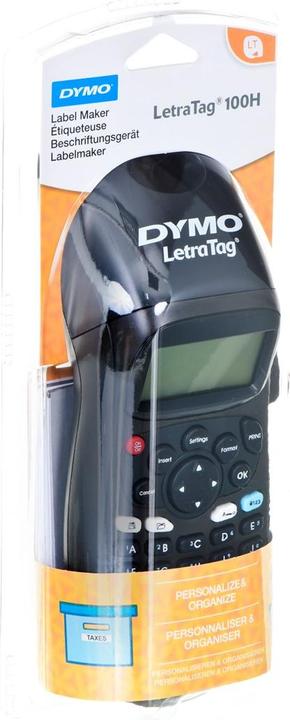 Actual product image Dymo LetraTag LT-100H BLACK handheld ABC keyboard (180 dpi)