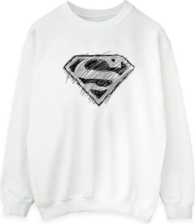 Superman Logo Sketch Sweatshirt (S)