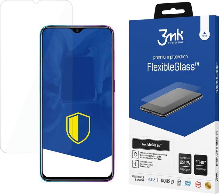 Produktbild 3MK FlexibleGlass Bildschirmschutz, Display Folie (1 Stück, Oppo RX17 Pro)