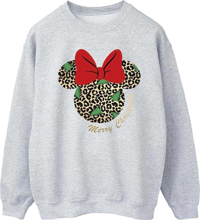 Disney Minnie Mouse Leopard Christmas Sweatshirt (5XL)