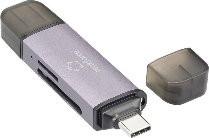 Immagine prodotto Renkforce RF-CR-200 USB-Kartenleser Smartphone/Tablet USB-A (USB 3.1 Gen 1), US (USB, USB 3.1 Gen 1)