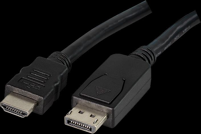 Image du produit LogiLink DisplayPort vers HDMI (2 m, DisplayPort)