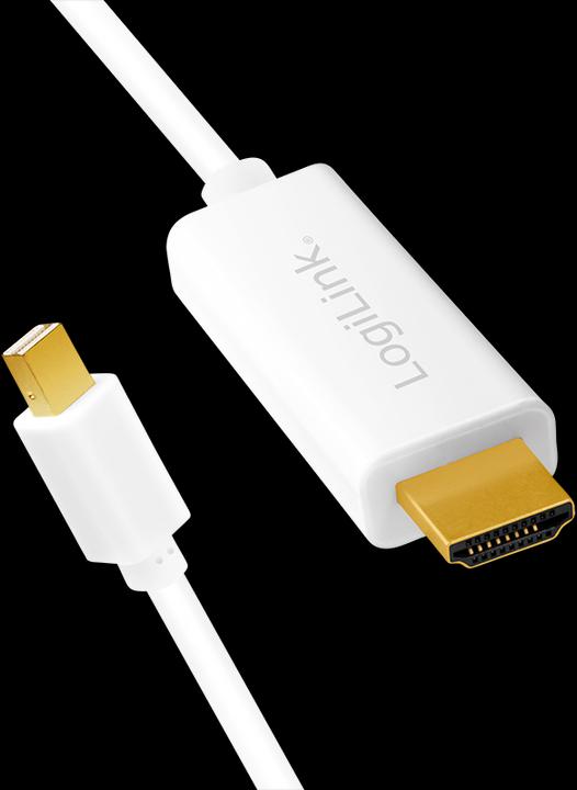 Produktbild LogiLink Mini DisplayPort auf HDMI (2 m, DisplayPort)