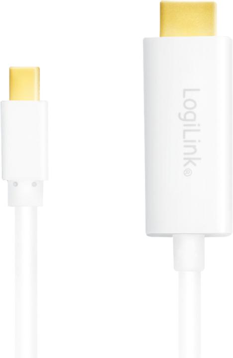 Produktbild LogiLink Mini DisplayPort auf HDMI (2 m, DisplayPort)