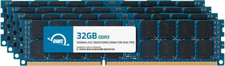 Image du produit OWC 128.0GB Mac Pro Late 2013 Memory Matched Set (4x 32GB) PC3-10600 1333MHz DDR3 ECC-R SDRAM (4 x 32GB, 1333 MHz, RAM DDR3, DIMM)