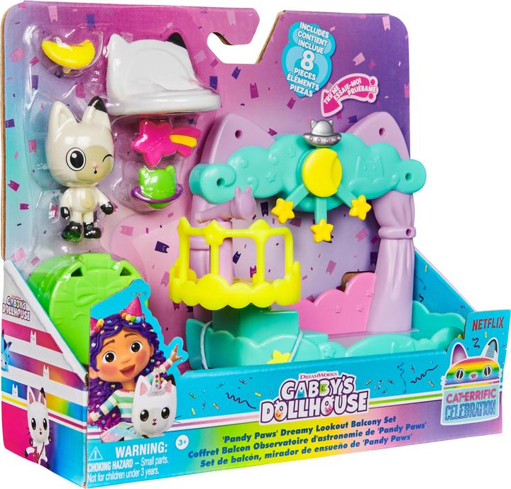 Gabby's Dollhouse Pandy Paws Dreamy Balcony