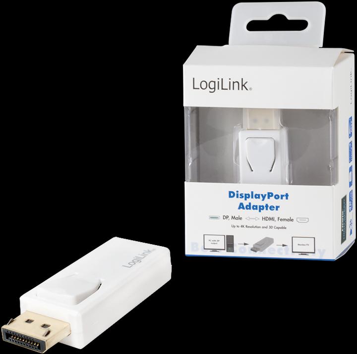 Image du produit LogiLink DisplayPort 1.2 4K vers HDMI (HDMI, 6.20 cm)