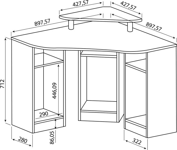Actual product image Temahome Corner (94 x 82 cm)