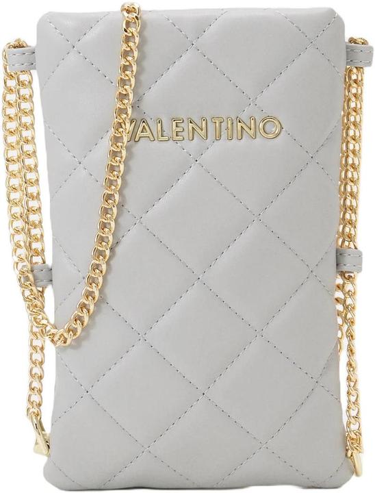 Valentino Umhängetasche Abendbeutel Ocarina Crossbody Perla Hellgrau
