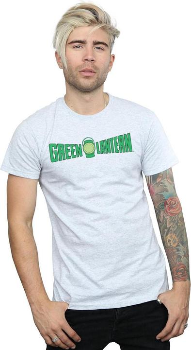 Immagine prodotto Green Lantern Text Logo Maglietta Uomo (L)