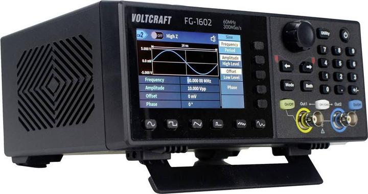 Actual product image Voltcraft FG-1602 Function generator mains operated 1 µHz - 60MHz 2-channel arbitrary