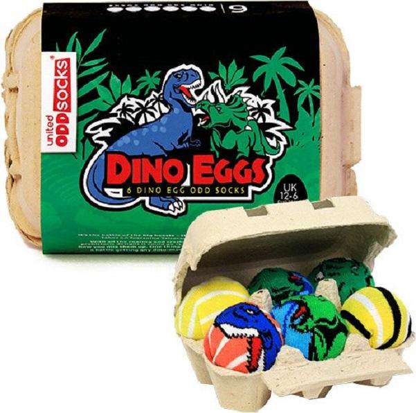 Actual product image United Oddsocks dinosaur eggs (pack of 3, 30 - 38)