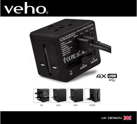 Actual product image veho World Travel Adapter