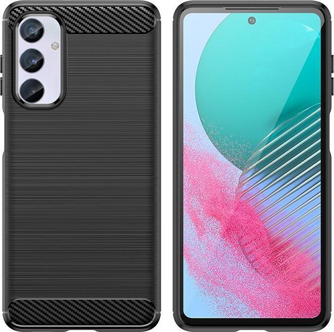 Image du produit Hurtel Etui souple à motif carbone pour Samsung Galaxy M54 Carbon Case - noir (Samsung Galaxy M54)