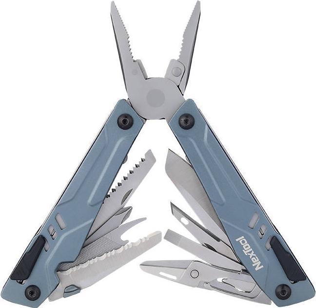 NexTool Multitool NE20045 15 in 1 + bit set (blue) (15 Functions)