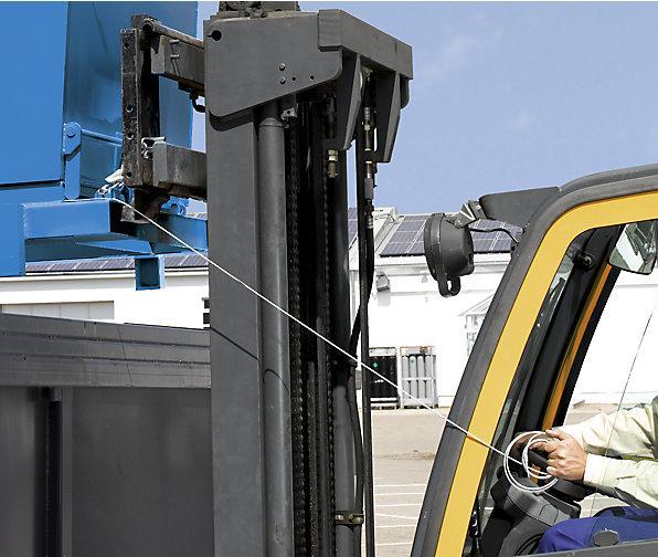 Actual product image eurokraft pro Heavy duty tipping container (1700 l)