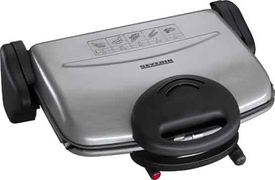 Actual product image Severin KG 2395 Contact grill black/silver