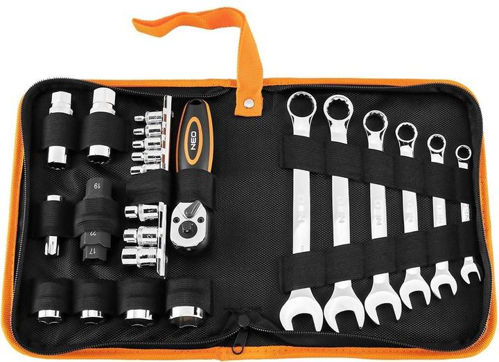 Produktbild Neo Motorrad-Werkzeugset – 25-teilig – Softcase