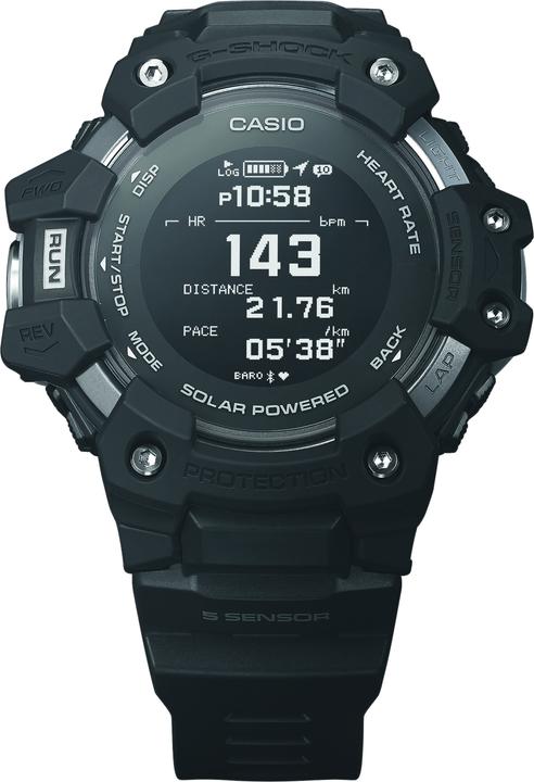 G-Shock GBD-H1000-1 (Cronografo, Lunetta girevole, Pedometro, Orologio digitale, 55 mm)