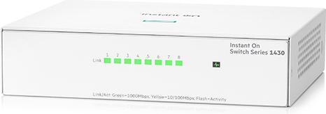 Produktbild HPE Aruba Instant On 1430 8G, Non gestito, L2, Gigabit Ethernet (10/100/1000) (8 Ports)