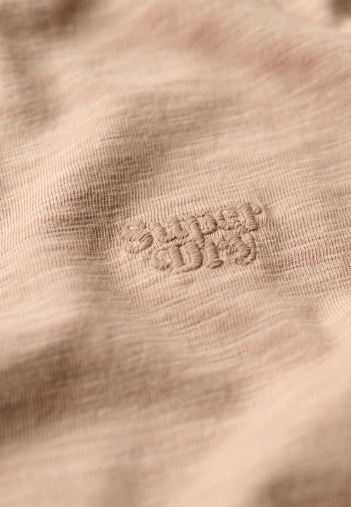 Produktbild Superdry Strukturiertes T-Shirt mit V-Ausschnitt und Stickerei (10)