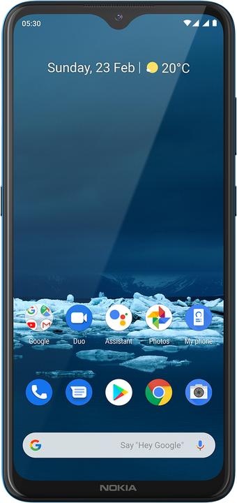 Actual product image Nokia 5.3 (64 GB, Cyan, 6.55", Dual SIM, 13 Mpx, 4G)