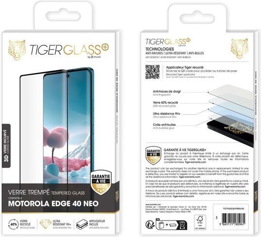 Image du produit Tiger Film de verre recyclé (1 pièce(s), Motorola Edge 40 Neo)