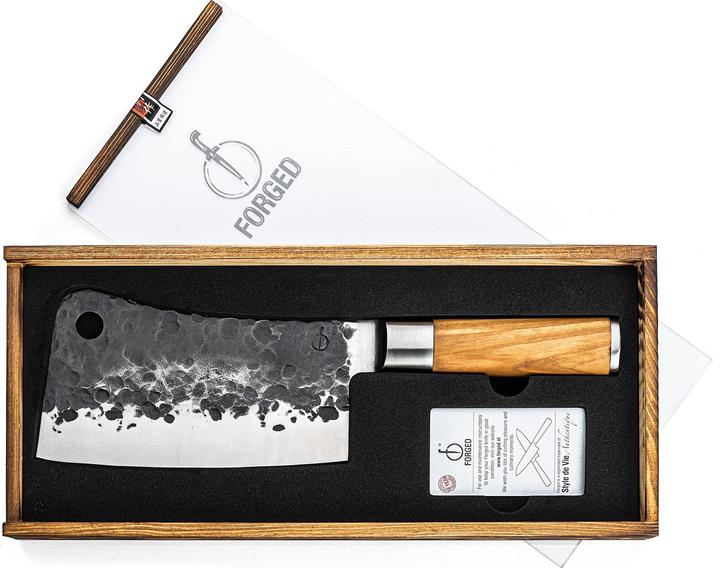 Actual product image Forged Chinese Chef's Knife 17,5cm (17.50 cm)