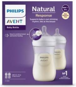 Actual product image Philips Avent SCY903/02 Natural Response Baby Bottle (260 ml)
