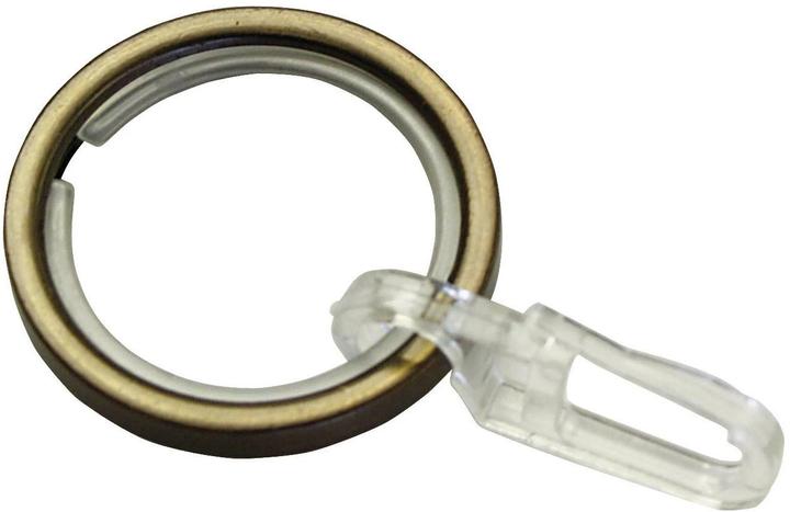 Produktbild Gardinia Vorhangring mit Gleiteinlage Bronze, 10 Stück