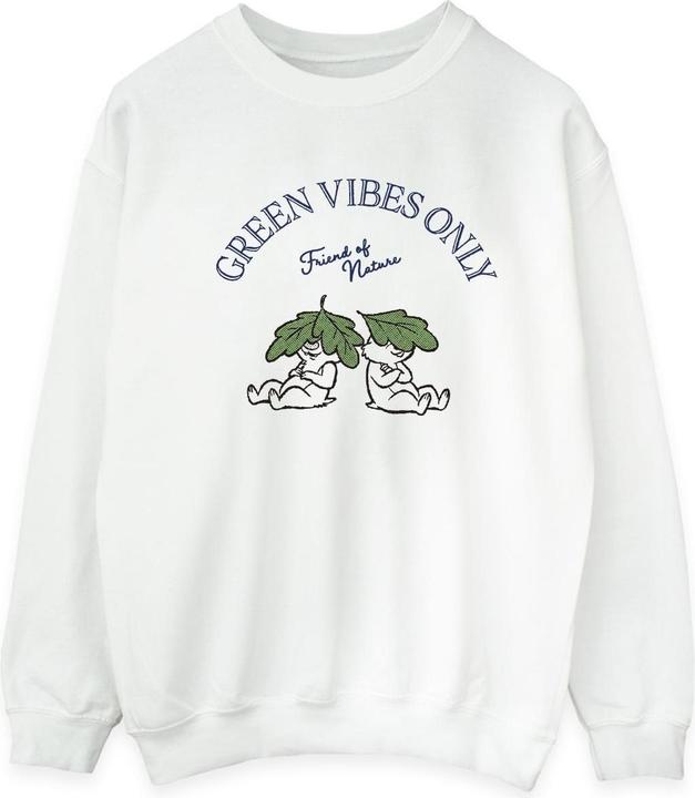 Disney Chip 'n Dale Green Vibes Only Sweatshirt (S)