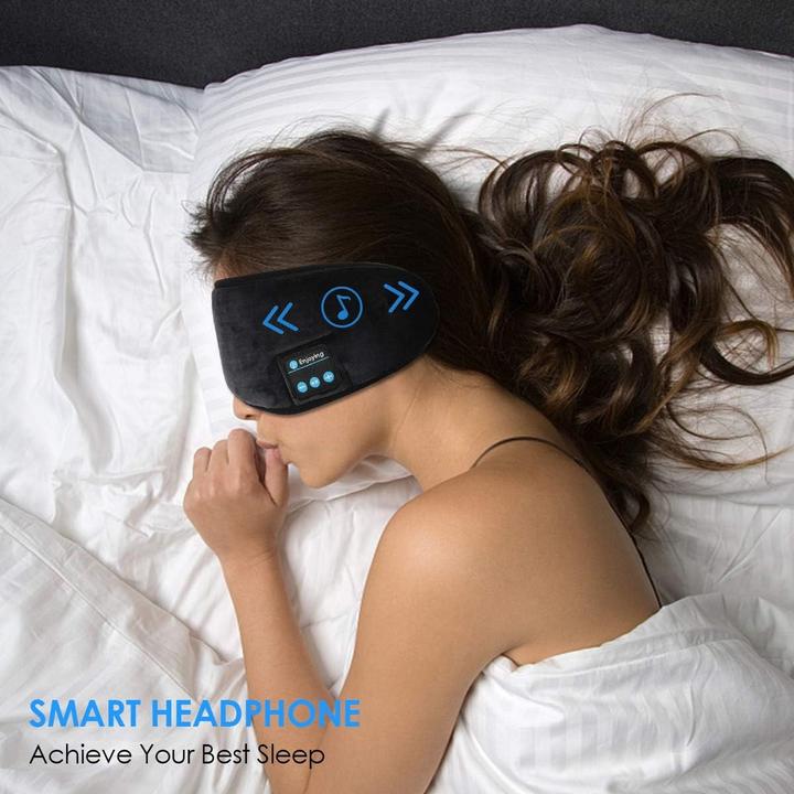 Produktbild Cbx Bluetooth Schlafmaske mit Kopfhörer (keine Geräuschunterdrückung, 8 h, Kabellos)
