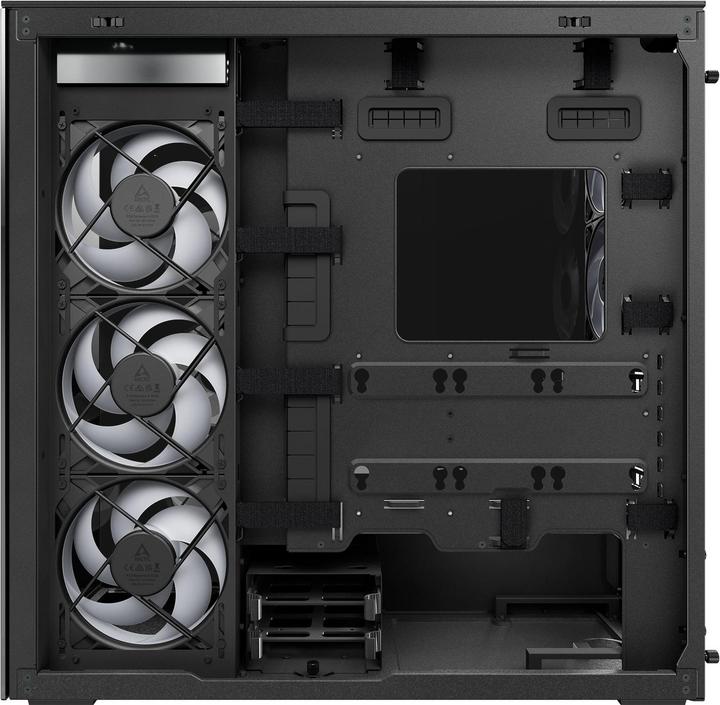 Produktbild Arctic Cooling PC-Gehäuse ACPCC00016A Black Tinted, Unterstützte (ATX)